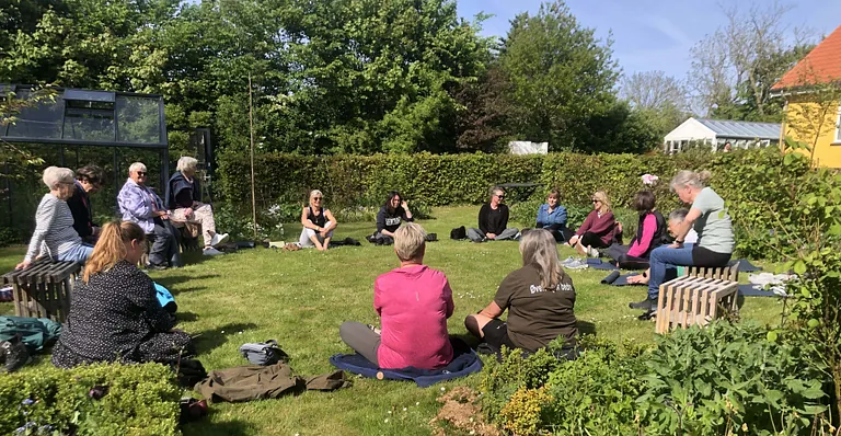 blomstrende kirsebærtræer